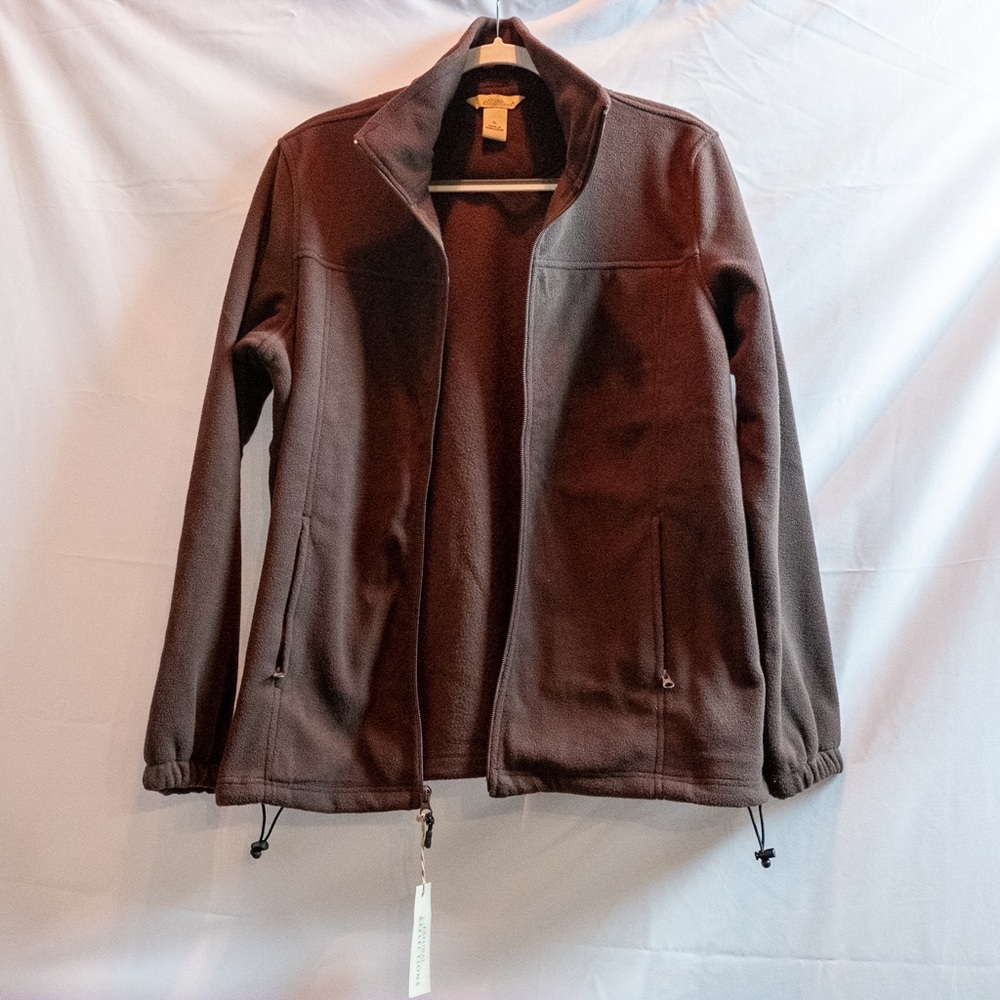 Natural Reflections Brown zip up PF jacket